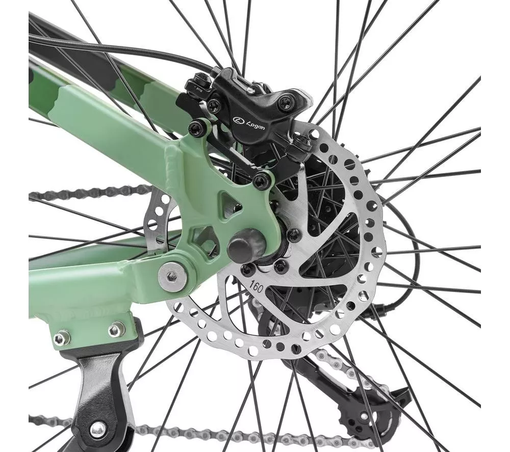 JEEP Hemlock Electric Bike - Green & Black