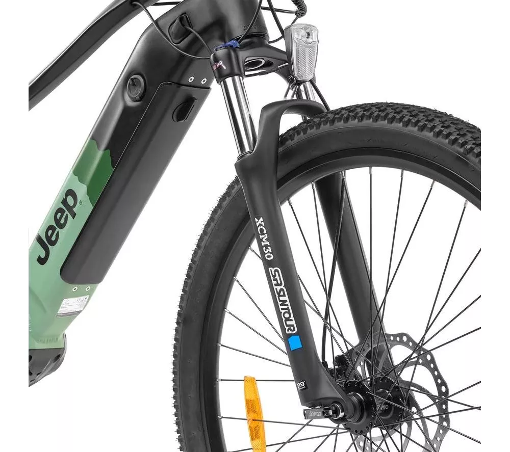 JEEP Hemlock Electric Bike - Green & Black