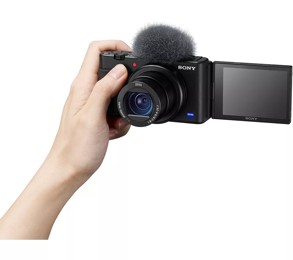 SONY ZV1 High Performance Compact Vlogging Camera - Black