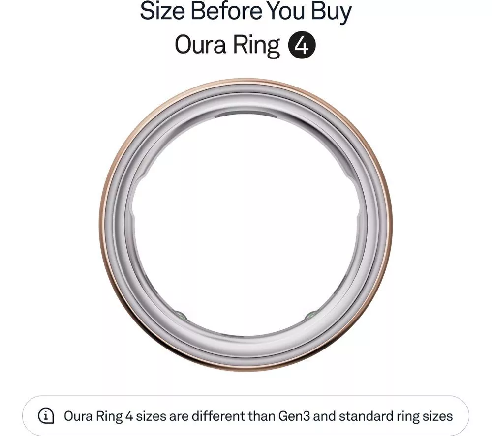 OURA Ring 4 - Rose Gold, Size 5