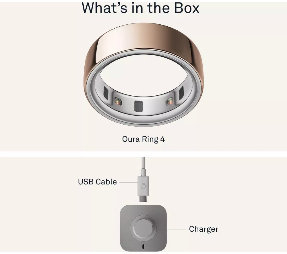 OURA Ring 4 - Rose Gold, Size 5