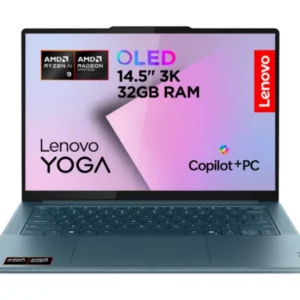 LENOVO Yoga Pro 7 14.5" Laptop, Copilot+ PC - AMD Ryzen AI 9, 1 TB SSD, Tidal Teal