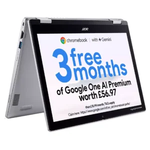 ACER Spin 312 12" 2 in 1 Chromebook - Intel® N100, 128 GB eMMC, Silver