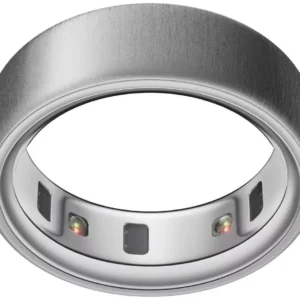 OURA Ring 4 - Brushed Silver, Size 14