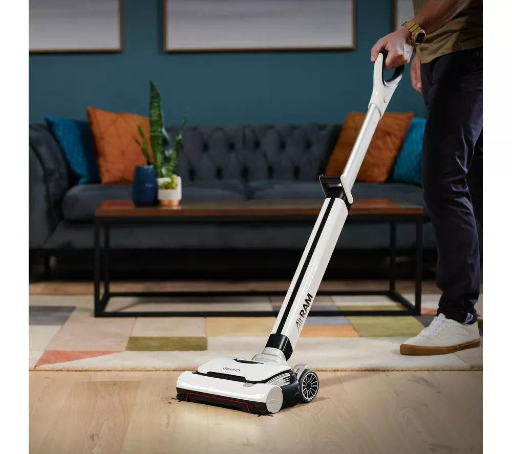 GTECH AirRAM 3 Plus Dual Edge-Clean Cordless Vacuum Cleaner – White & Black