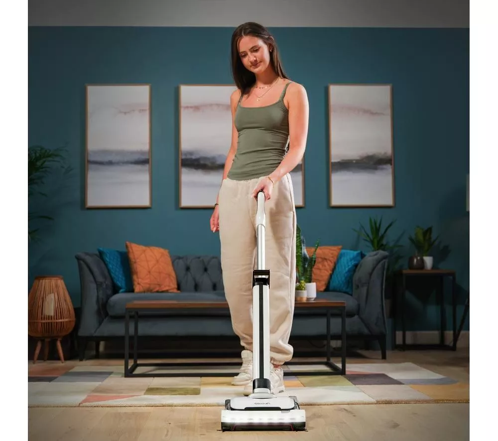 GTECH AirRAM 3 Plus Dual Edge-Clean Cordless Vacuum Cleaner – White & Black