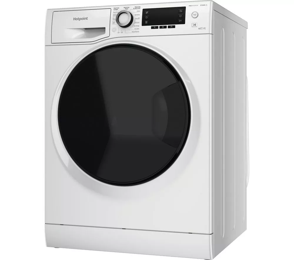 HOTPOINT ActiveCare NDD 10748 DA UK 10 kg Washer Dryer - White