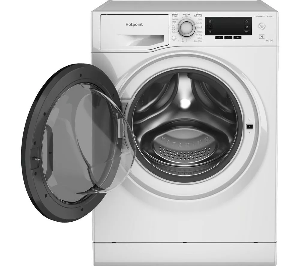 HOTPOINT ActiveCare NDD 10748 DA UK 10 kg Washer Dryer - White
