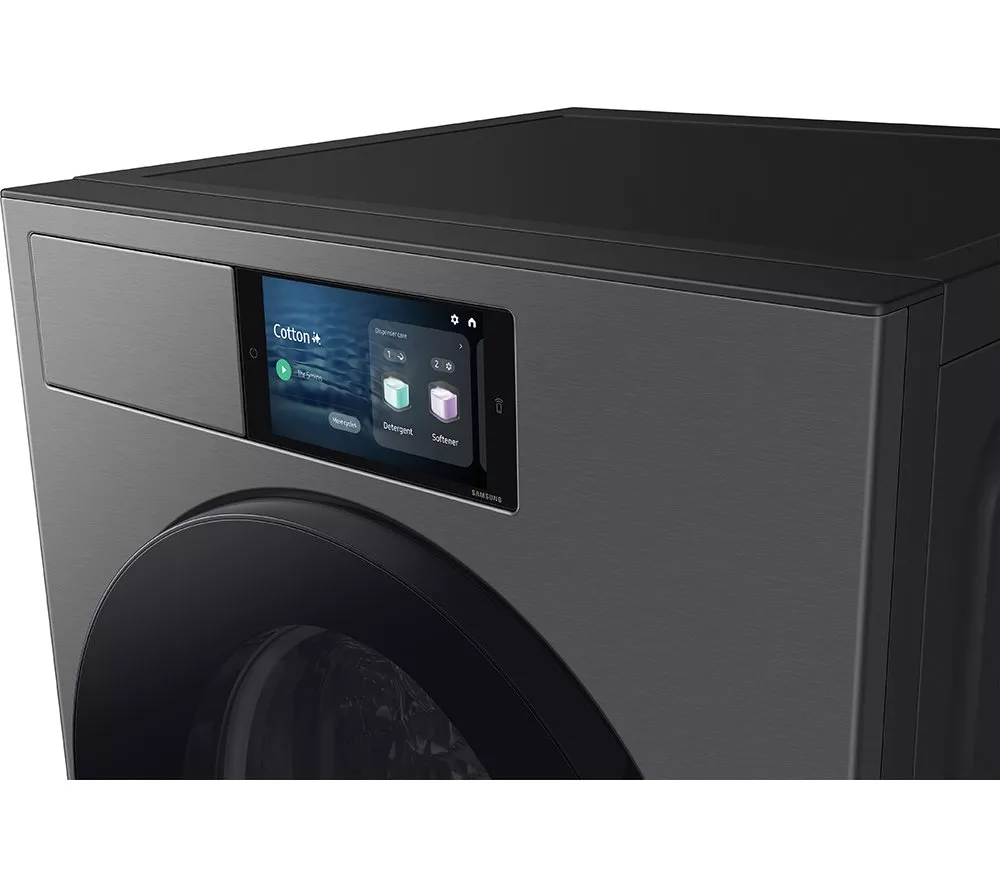 SAMSUNG Series 9 AI Home AI Energy WF90F09C4SU1 WiFi-enabled 9kg 1400 Spin Smart Washing Machine - Dark Silver