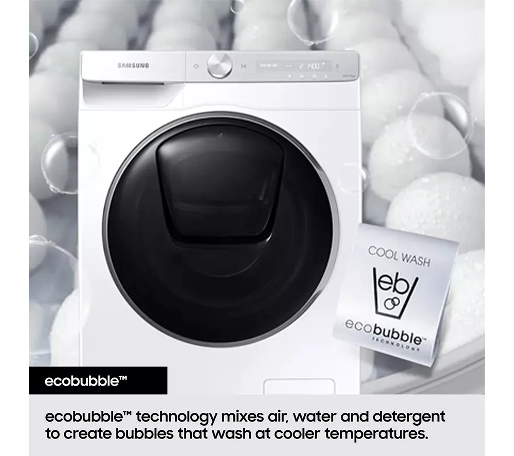 SAMSUNG Series 9 AI Home AI Energy WF90F09C4SU1 WiFi-enabled 9kg 1400 Spin Smart Washing Machine - Dark Silver