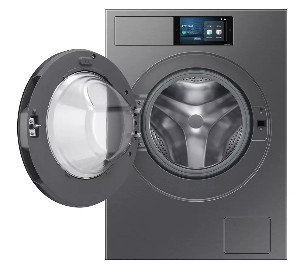 SAMSUNG Series 9 AI Home AI Energy WF90F09C4SU1 WiFi-enabled 9kg 1400 Spin Smart Washing Machine - Dark Silver