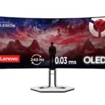 LENOVO Legion Pro 34WD-10 Quad HD 34" OLED Gaming Monitor - White