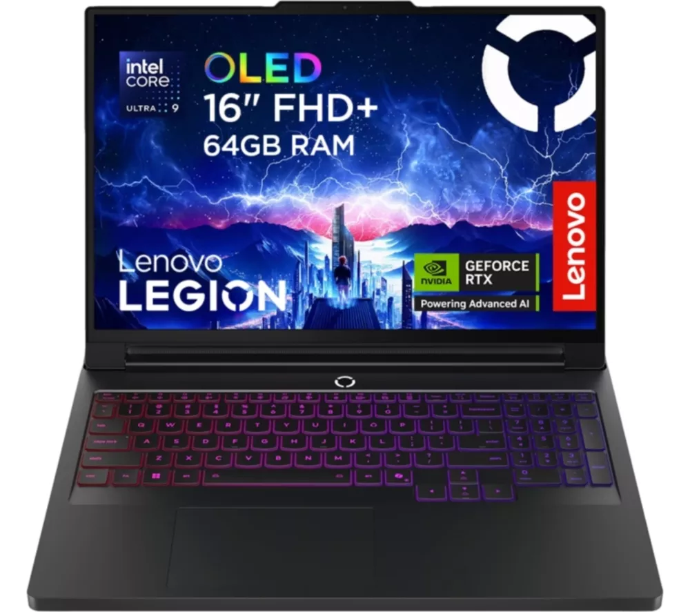 LENOVO Legion Pro 7 16" Gaming Laptop - Intel® Core™ Ultra 9, RTX 5080, 2 TB SSD