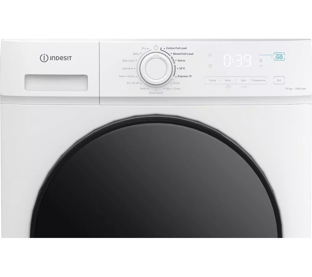 INDESIT MyTime IDMA 75624 UK 7 kg Washer Dryer - White