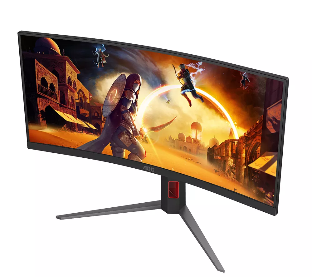 AOC CU34G4Z Wide Quad HD 34" Curved VA Gaming Monitor - Black