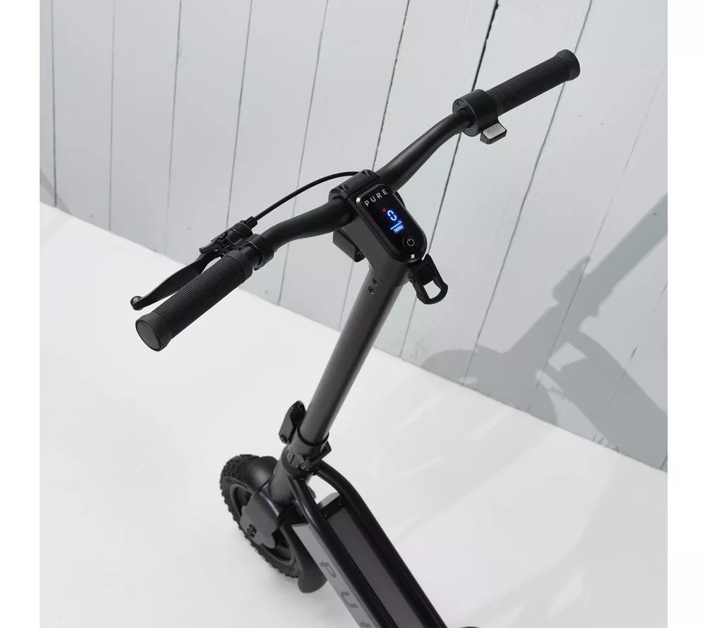 PURE ELECTRIC Pure Escape Pro Folding Electric Scooter – Black