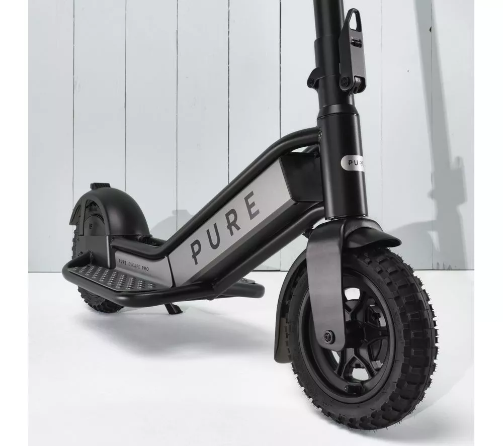 PURE ELECTRIC Pure Escape Pro Folding Electric Scooter – Black