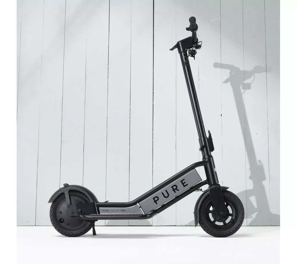 PURE ELECTRIC Pure Escape Pro Folding Electric Scooter – Black