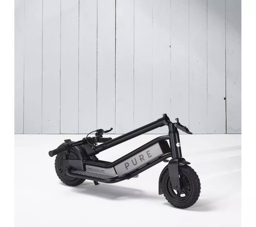 PURE ELECTRIC Pure Escape Pro Folding Electric Scooter – Black