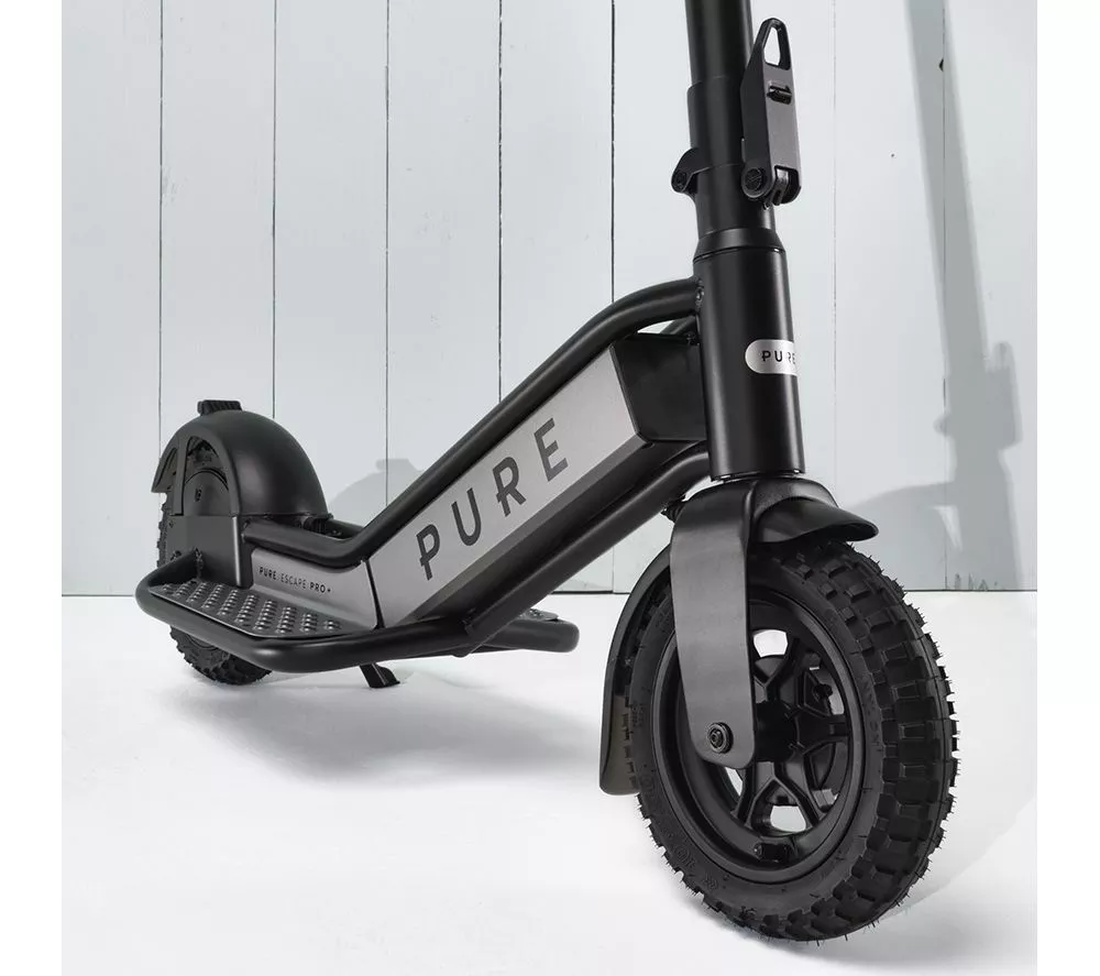 PURE ELECTRIC Pure Escape Pro+ Folding Electric Scooter – Black