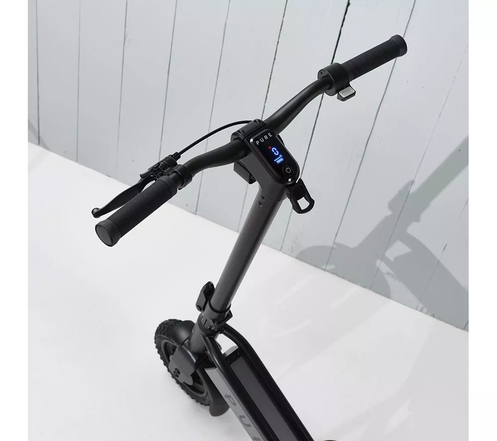 PURE ELECTRIC Pure Escape Pro+ Folding Electric Scooter – Black
