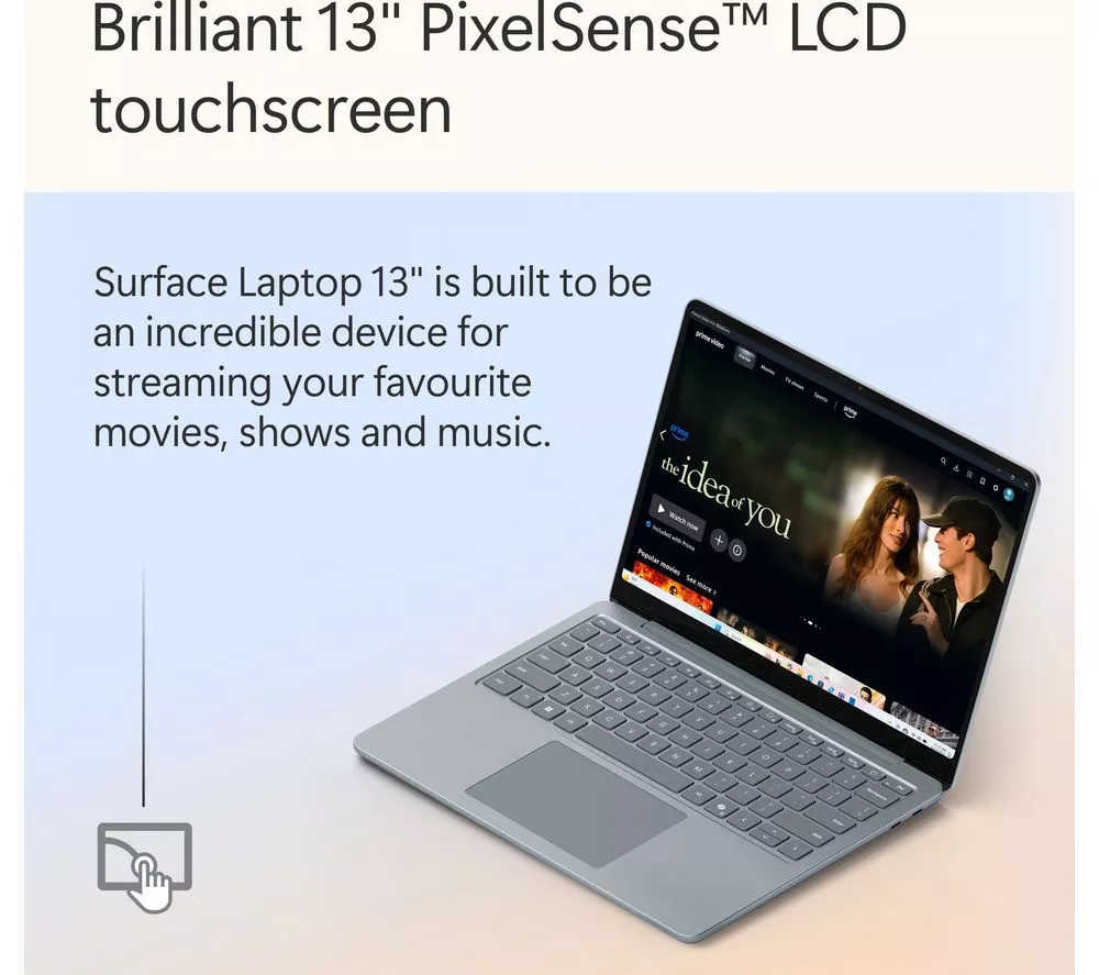 MICROSOFT 13" Surface Laptop, Copilot+ PC - Snapdragon X Plus, 512 GB SSD, Ocean