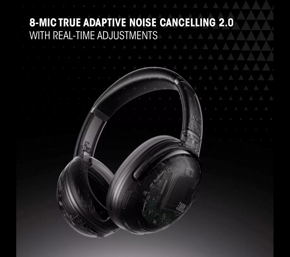 JBL Tour One M3 Wireless Bluetooth Noise-Cancelling Headphones - Black