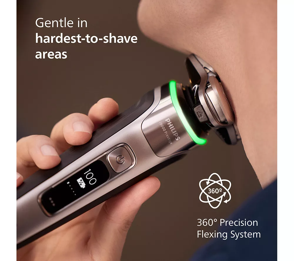 PHILIPS i9000 XP9202/10 Prestige Wet & Dry Rotary Shaver - Dark Slate