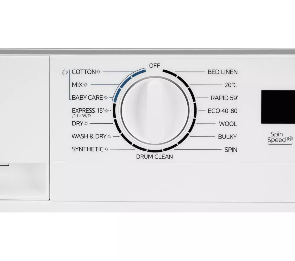 LOGIK LI8W6D25 Integrated 8 kg Washer Dryer - White