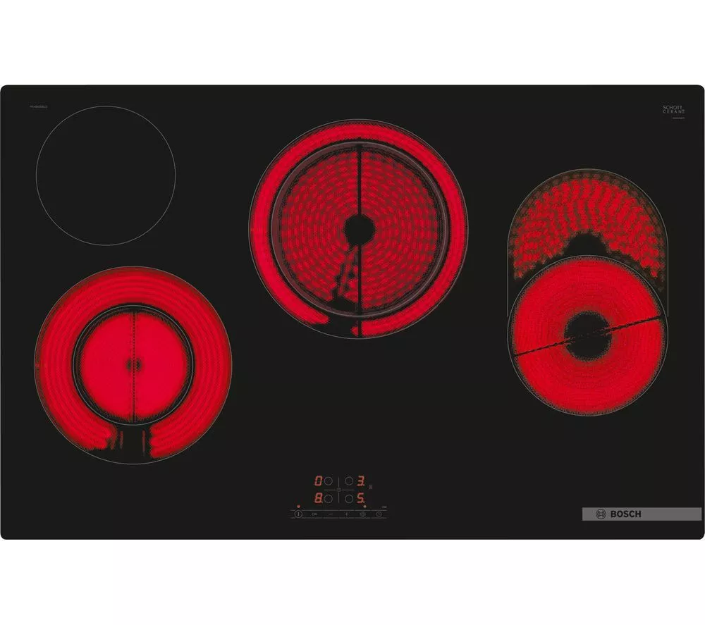 BOSCH Series 4 PKH811BB1D 80 cm Electric Ceramic Hob - Black
