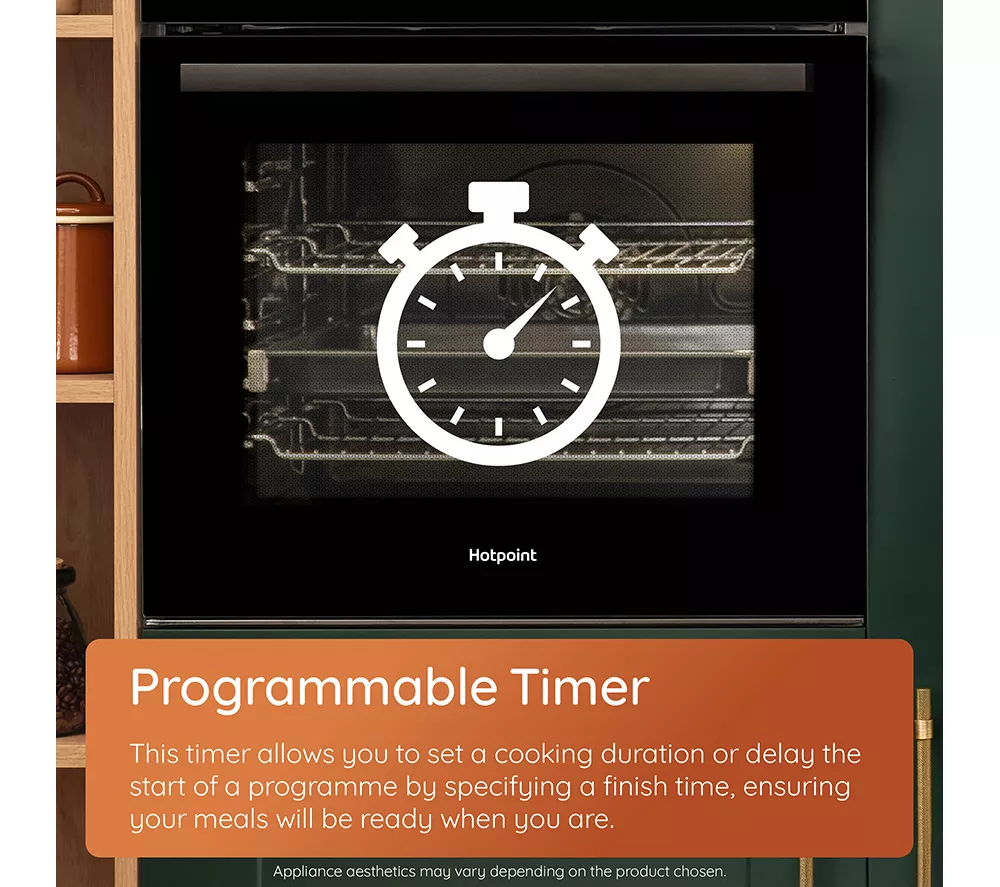 HOTPOINT Class 4 ActiveMultiflow HOI4S8HM0XUK Electric Steam Oven - Black