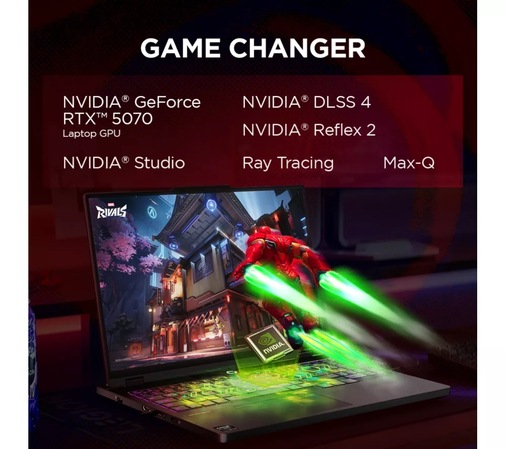 LENOVO Legion Pro 5 16" Gaming Laptop - AMD Ryzen 9, RTX 5070, 1 TB SSD