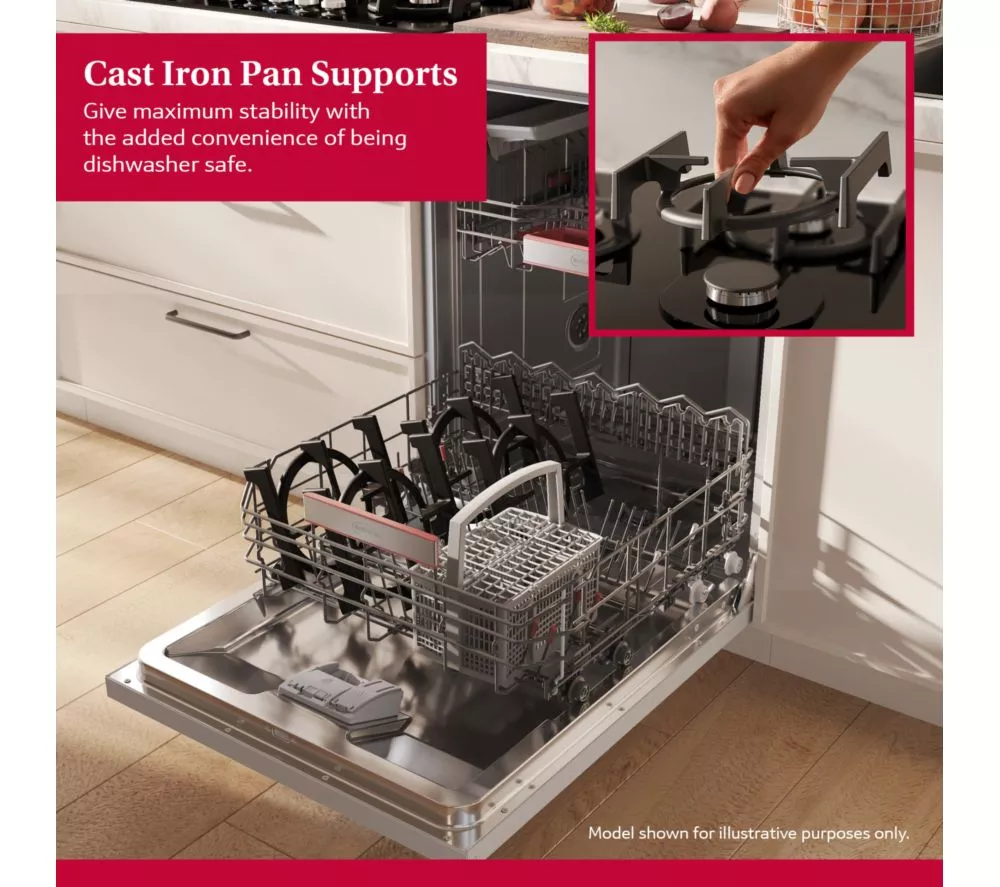 NEFF N70 T27PIQ4S0 75 cm Gas Hob - Black