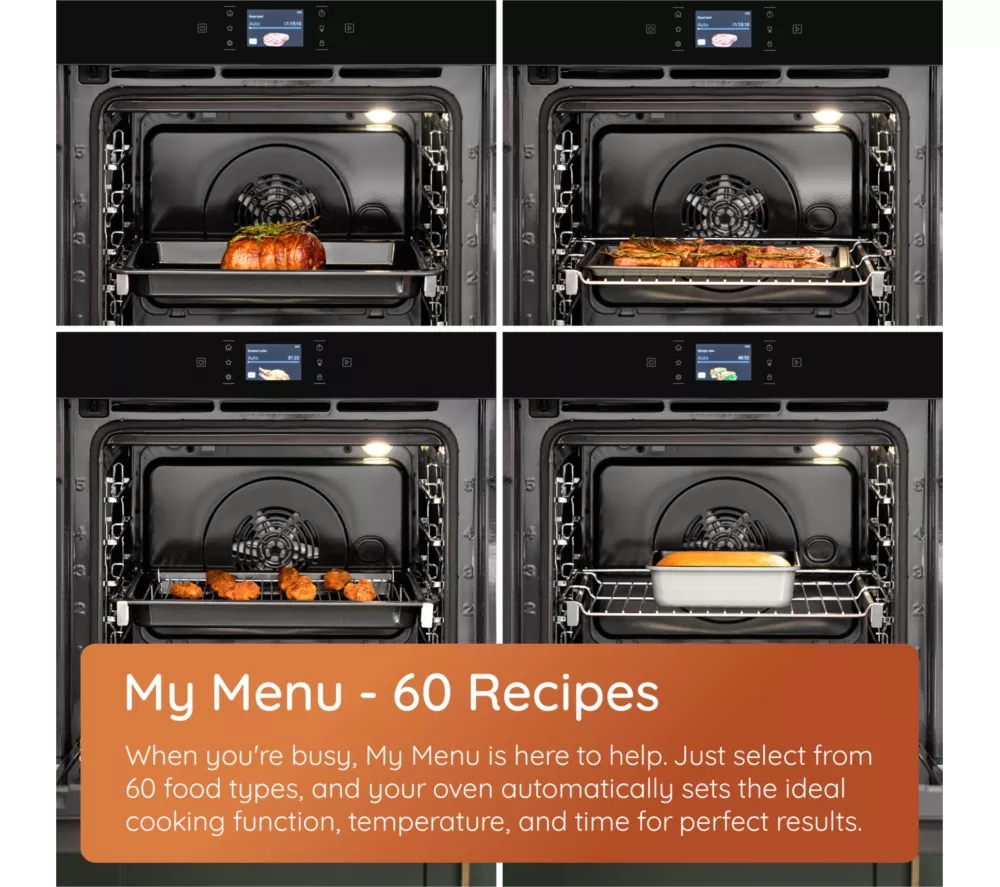 HOTPOINT Class 6 ActiveMultiflow HOI68PPT2SBUK Electric Pyrolytic Oven - Black