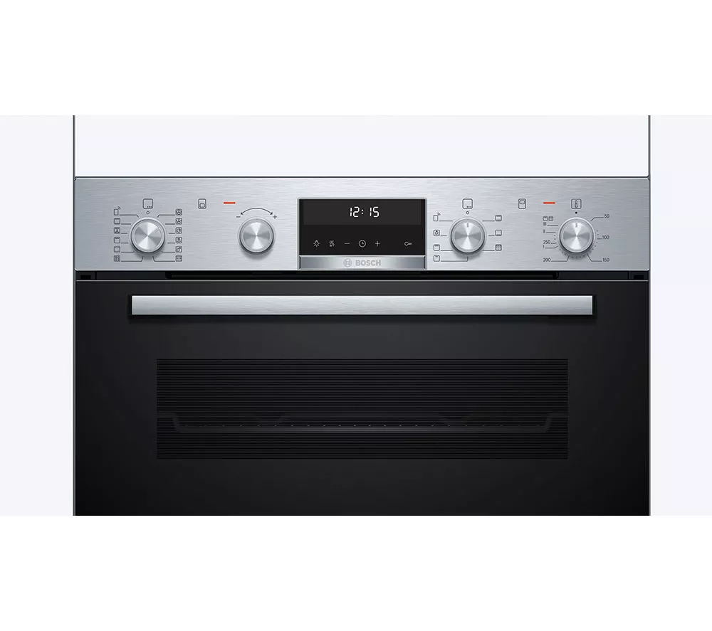 BOSCH Series 6 MBA578BS7B Electric Double Pyrolytic Smart Oven - Stainless Steel