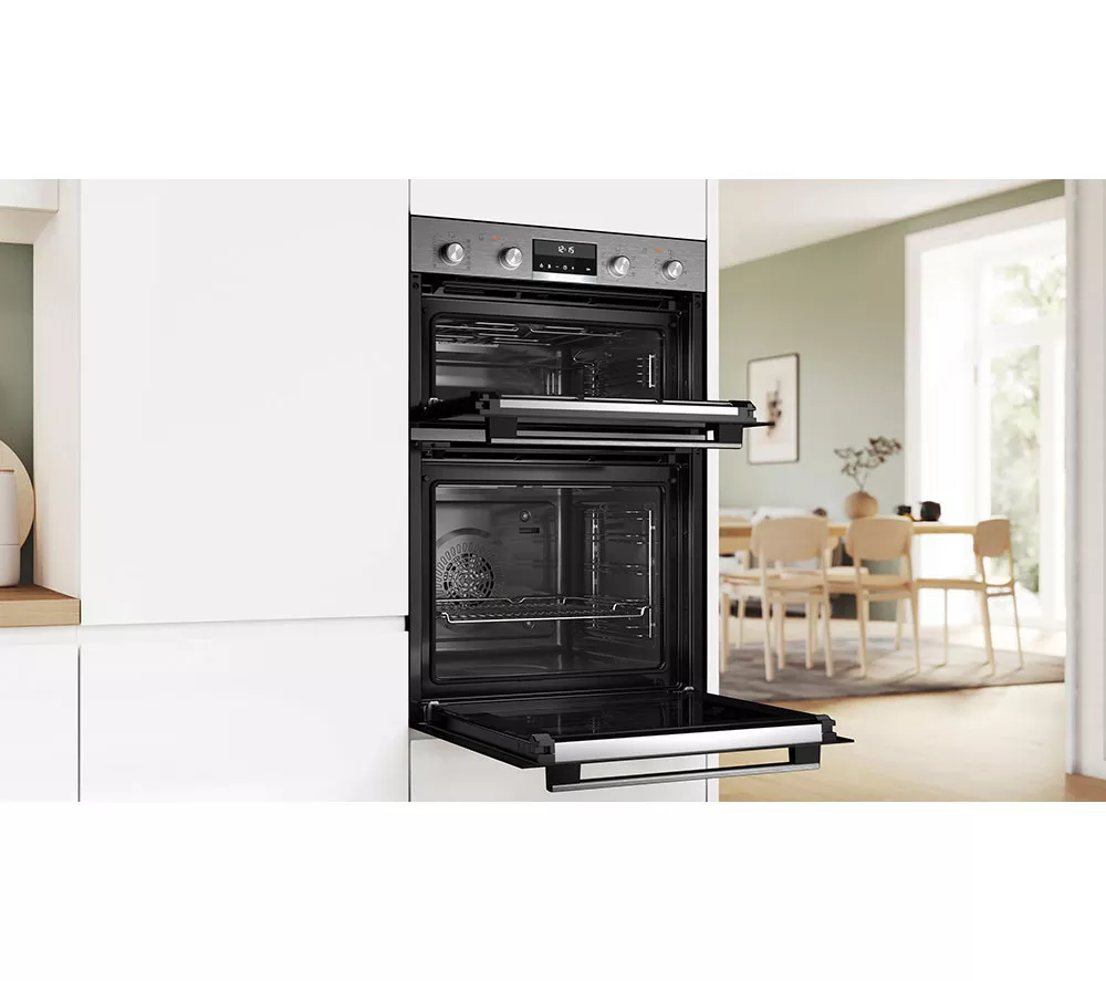 BOSCH Series 6 MBA578BS7B Electric Double Pyrolytic Smart Oven - Stainless Steel