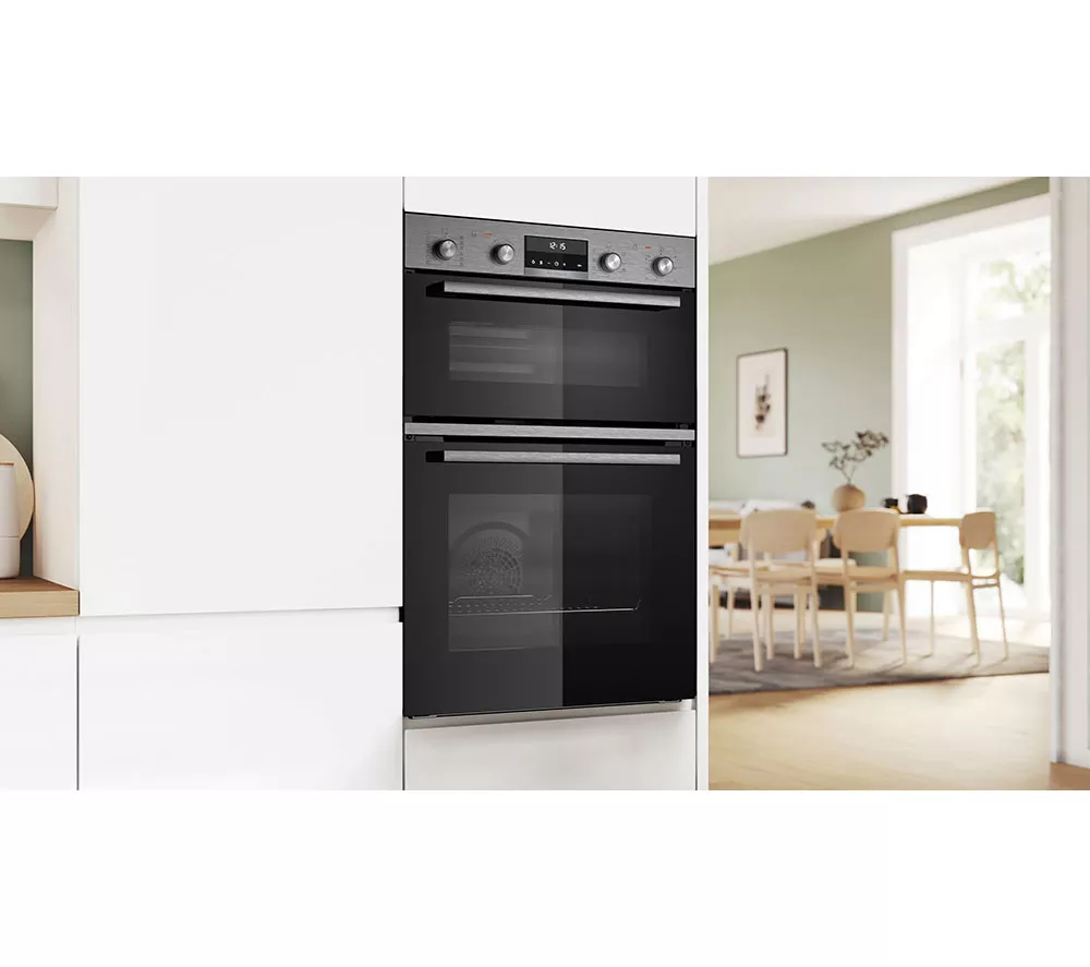 BOSCH Series 6 MBA578BS7B Electric Double Pyrolytic Smart Oven - Stainless Steel