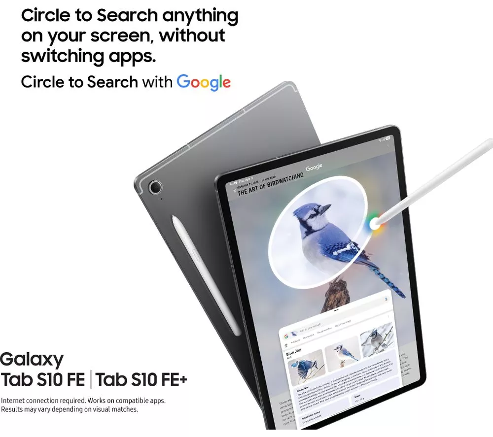 SAMSUNG Galaxy Tab S10 FE+ 13.1" Tablet - 256 GB, Blue