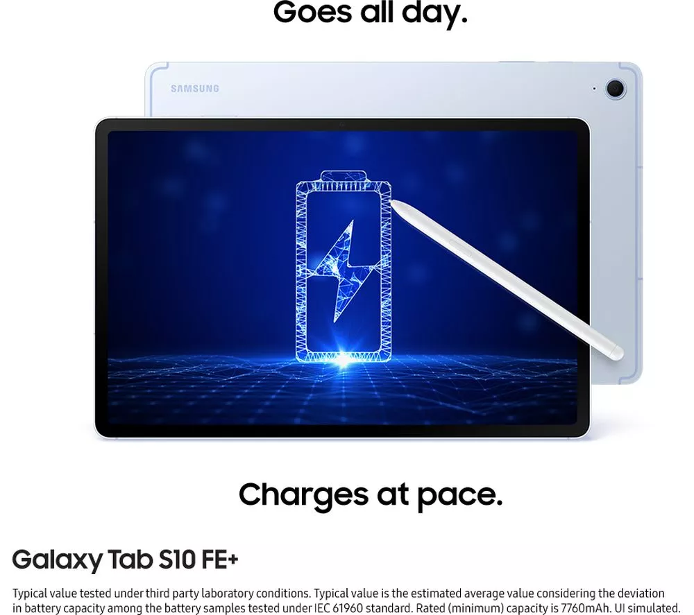 SAMSUNG Galaxy Tab S10 FE+ 13.1" Tablet - 256 GB, Blue