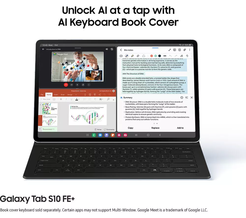 SAMSUNG Galaxy Tab S10 FE+ 13.1" Tablet - 256 GB, Blue