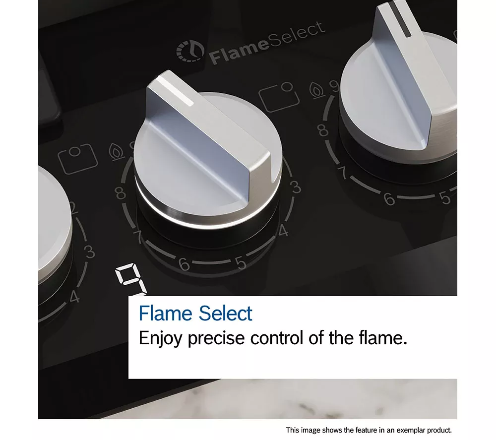 BOSCH Series 6 PPQ7A6I40 75 cm Gas Hob - Black