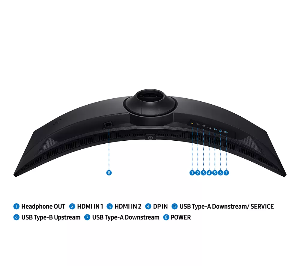 SAMSUNG Odyssey G9 LS49FG910EUXXU Dual Quad HD 49" Curved VA LCD Gaming Monitor - Black