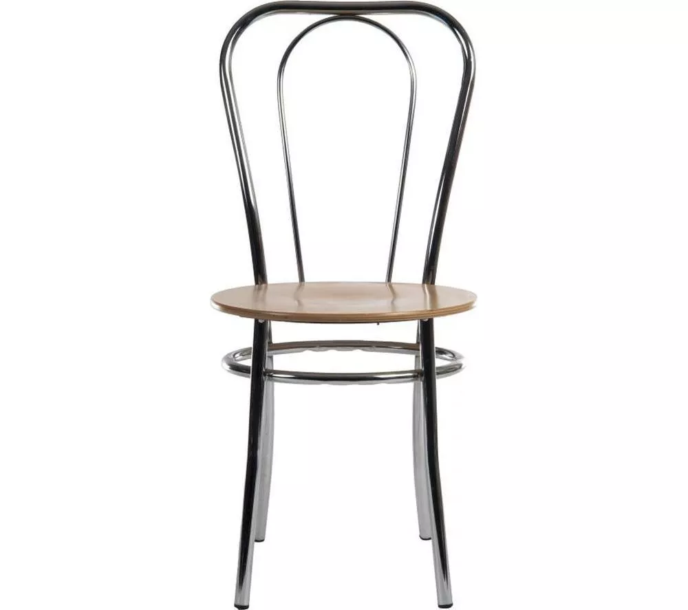 TEKNIK Bistro Deluxe Wooden Chair - Brown, Set of 4