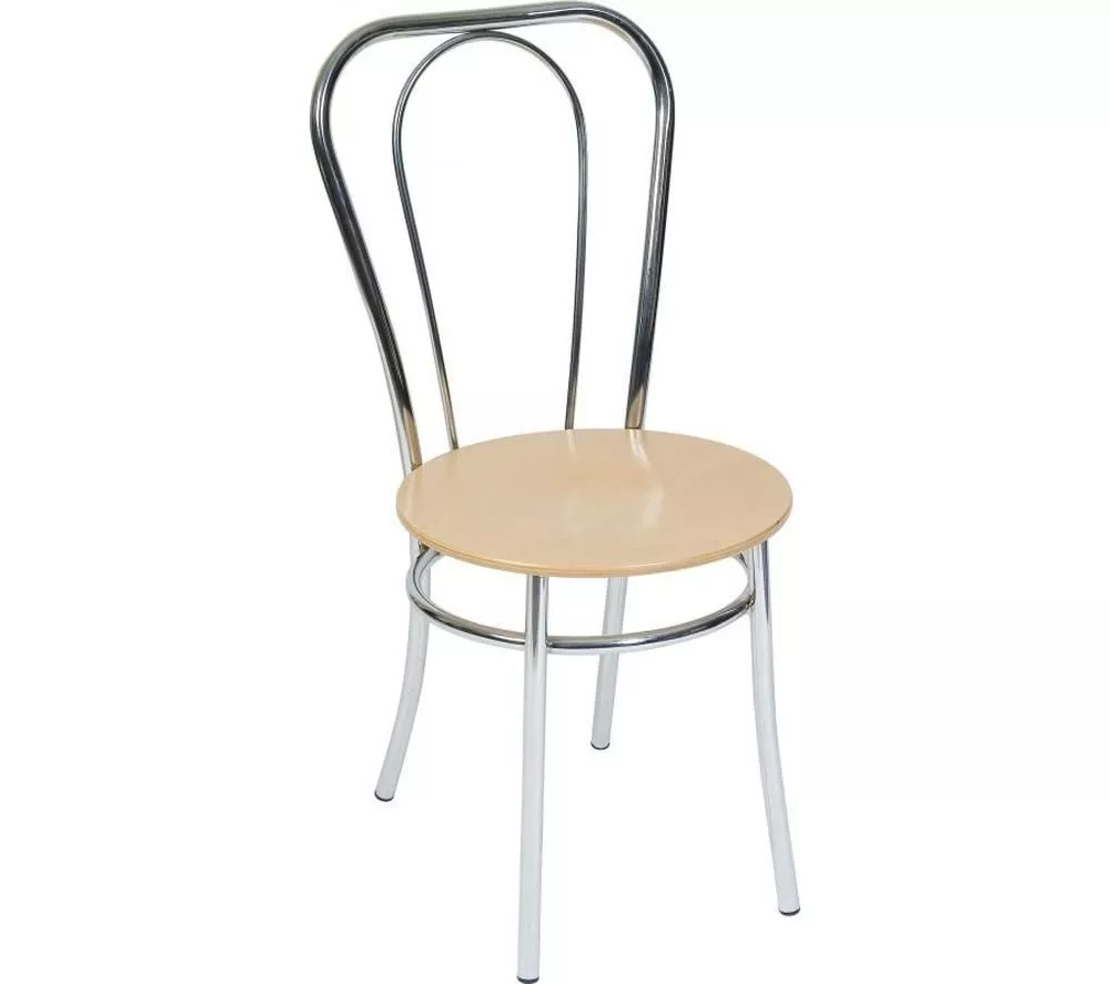 TEKNIK Bistro Deluxe Wooden Chair - Brown, Set of 4