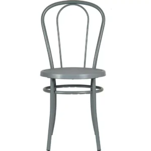 TEKNIK Urban Bistro Metal Chair - Dove Grey, Set of 4