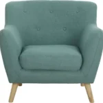 TEKNIK Skandi 7980 Fabric Armchair - Ocean Green
