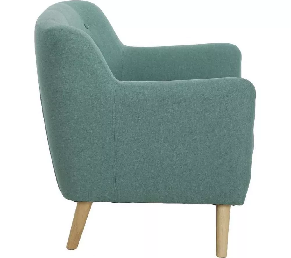 TEKNIK Skandi 7980 Fabric Armchair - Ocean Green