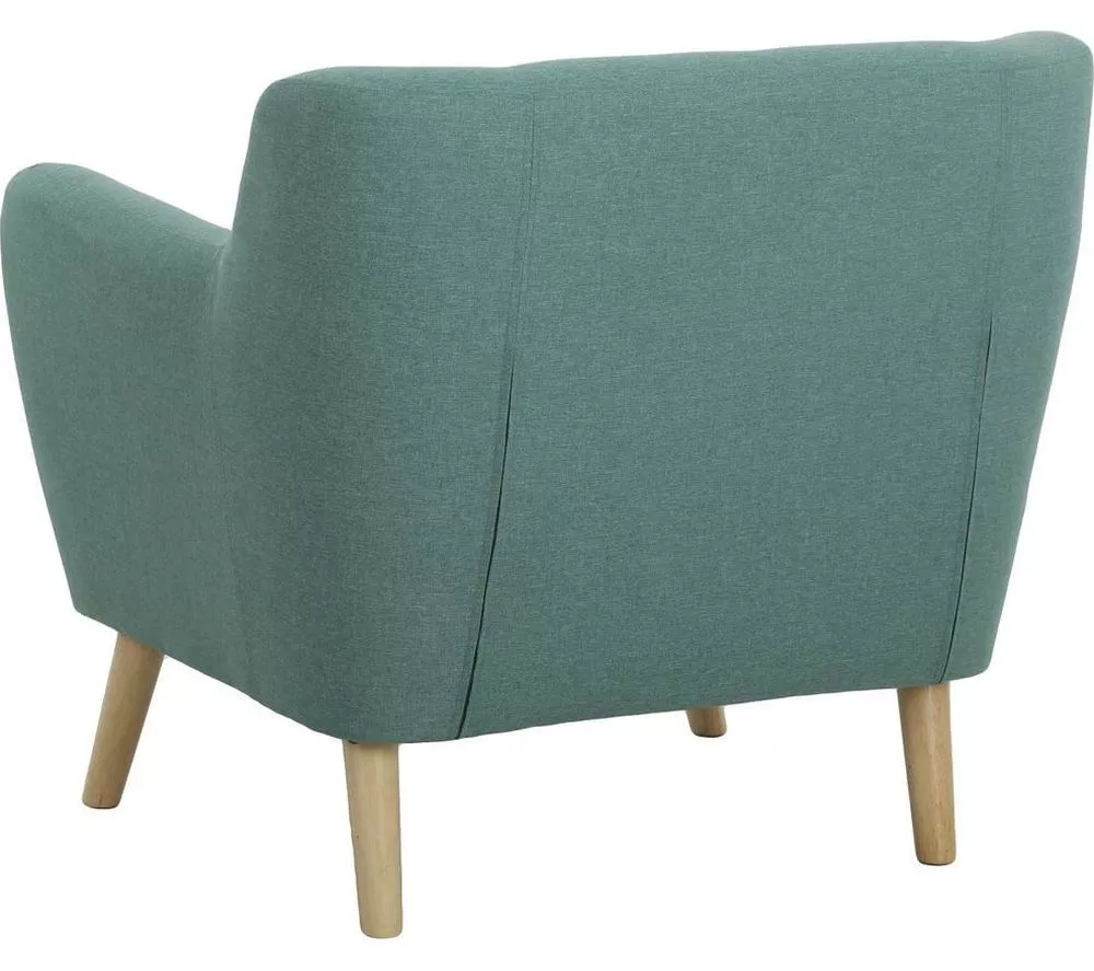 TEKNIK Skandi 7980 Fabric Armchair - Ocean Green