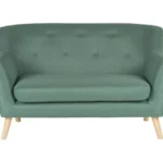 TEKNIK Skandi 2-Seater Fabric Sofa - Ocean Green