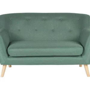 TEKNIK Skandi 2-Seater Fabric Sofa - Ocean Green